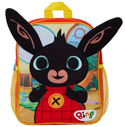 Bing Bunny Mochila de peluche 3D para niños y niñas, guardería, escuela preescolar, bolsa de almuerzo