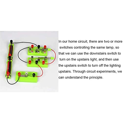 BJH Experimento de electromagnetismo físico - Kits de experimentación de Circuito y magnetismo, Kit Experimento de Circuito básico Experimentos creativos Ciencia Juguete para niños