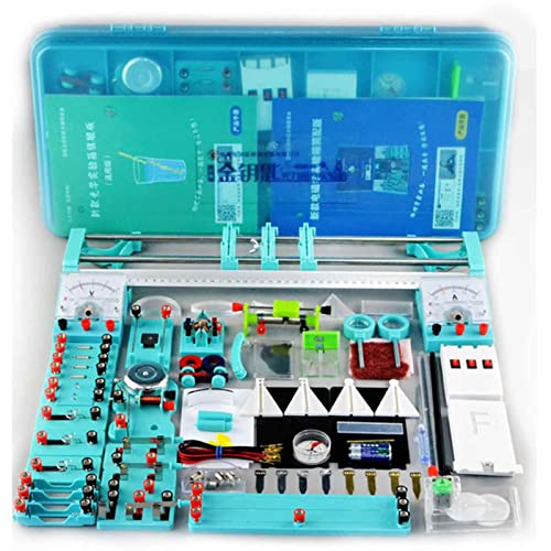 BJH Juego de experimentos ópticos y eléctricos Equipo físico Equipo de experimentos de Electricidad, experimentos científicos para Varios experimentos para Explorar la óptica