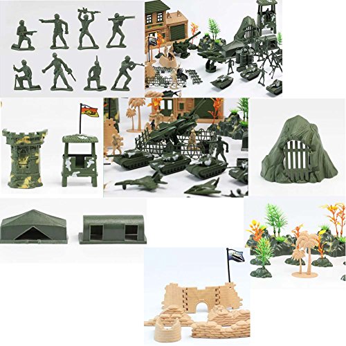 Black Temptation niños Toy Plastic Soldiers Gifts Mesa de Arena Modelo Toy Cars / Trucks / Tank-307 PC