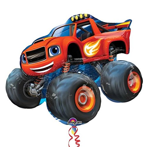 Blaze y los Monster Machines - Globo de foil en forma de coche (Amscan 3239301)