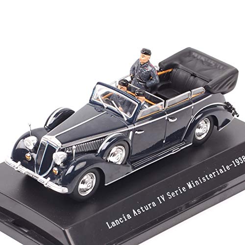 Bleyoum Vehículo de construcción Escala 1/43 1938 Italia Lancia Astura IV Ministerial Vittorio Emanuele Diecast Y Vehículos De Juguete Modelo De Coche Caja De Acrílico