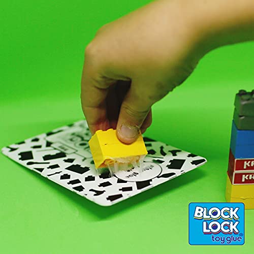 Block Lock - Pegamento para juguetes Lego Mega Blocks Kinex + bloques de juguetes 50 ml