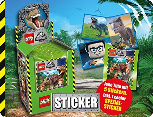 Blue Ocean Jurassic World Lego Sticker Serie 2019 - 1 expositor con 50 bolsas