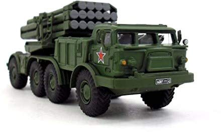 BM-27 - Tanque de artillería (14 cm, para la vitrina o para jugar, juguete, tanque de colección, vehículo de combate)