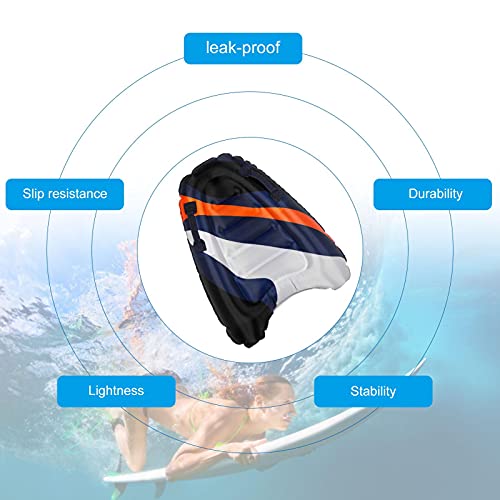 Bodyboard hinchable para adultos y niños, tobogán acuático, tabla de surf, tabla de surf con asas, para adultos, niños, playa, surf, natación, deportes al aire libre, piscina, fiesta, flotabilidad