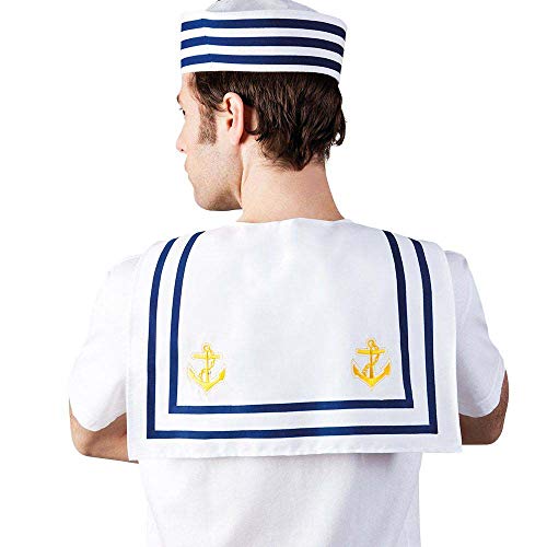 Boland-29281 Sailor Capa, color azul/blanco, Talla única (Ciao Srl 29281)