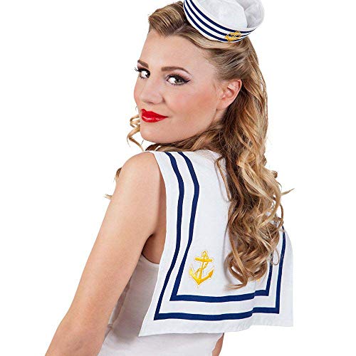 Boland-29281 Sailor Capa, color azul/blanco, Talla única (Ciao Srl 29281)