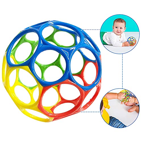 Bolas Sensoriales para El Bebé Niño Sensoriales Bolas Masaje De Silicona Texturizada Multi Bola Juguete Mano Shake Bright Starts Ball Pleable Grasping Niño Toque Mano Bola para Niños