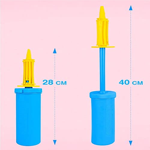 Bomba para Globos Bidireccional Hinchador de Globos Inflador de Globos Manual Bomba de Aire,para Globos de Látex y Globos de Aluminio