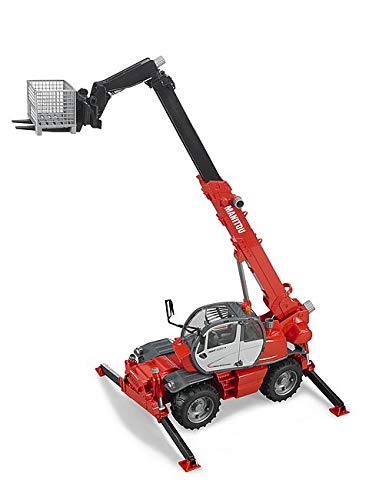 BRUDER - Telescopica Manitou MRT 2150 con accesorios - escala 1:16 - 02129