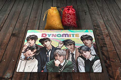 BTS Grupo Kpop Boy Band Puzzle fluorescente 300 piezas A3 adultos ilustrado puzle regalo para adultos arte dibujado a mano (Style 1)