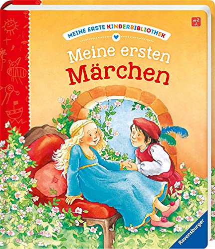 Buchspielbox Ravensburger Meine ersten Bibliotheke: Meine ersten Märchen + Mein kleine Wimmelbuch Märchen, Libro de fotos de cartón a partir de 2 años