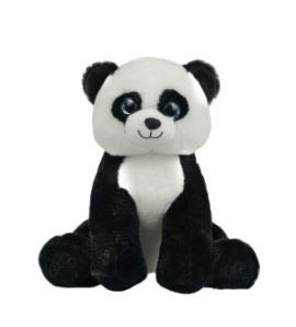 Build A Furry Friend Hashtag Panda Oso de Peluche por. Mimosa de Felpa Suave 16 Pulgadas Animal Relleno. Calidad Hecha a Mano. con el Relleno, Estrella-corazón y Certificado de Nacimiento.