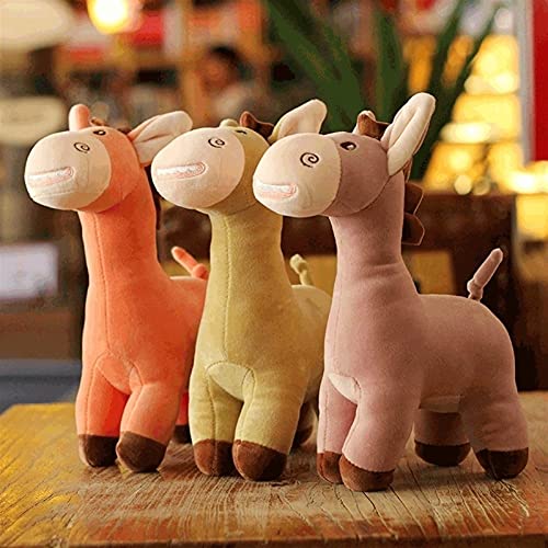 BXSM Peluche Toys Toys Funny Burro Figurine Capacitación Pequeño Donkey Peluche Toy Mabu Muñeca Muebles Muebles Niño Cumpleaños Regalo (Color : Green, Size : 30cm)