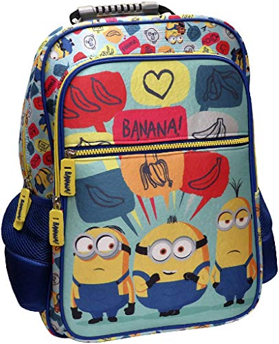 C Y P Mochila Adaptable a Trolley Minions 40X30X15 Cm, Azul