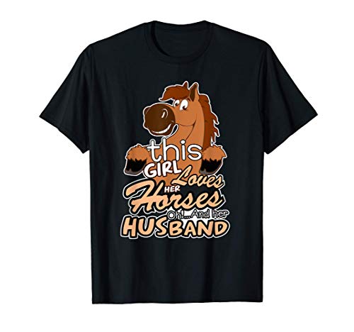 Caballo Amante Amor Caballos y Marido Montar Caballo Regalo Camiseta