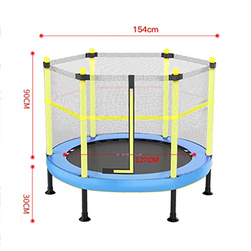 Cama elástica de interior de 48 pulgadas y 60 pulgadas, para niños de más de 3 años, se puede utilizar con toda seguridad como revestimiento de borde de malla.