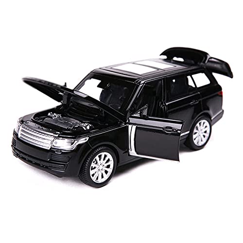 Camión Juguete para Niños Interior boutique Suv Modelo Coche 1/32 Escala de juguete for niños Aleación de simulación de aleación de la aleación Vehículo de fundición de la espalda Pintura verde Modelo