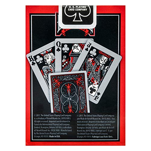 Cars Bicycle Tragic Royalty Baraja de Cartas de Poker Fluorescentes, Color (10015588)