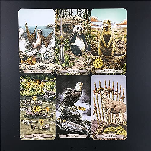 Cartas De Tarot De Tótem Animal,Animal Totem Tarot Cards,Tarot Card,Deck Game