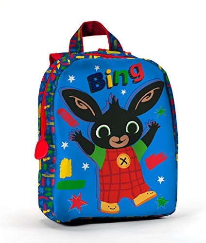 CARTOON GROUP Mochila para guardería Bing conejo escuela niño 30 cm – Q01521MC, Multicolor