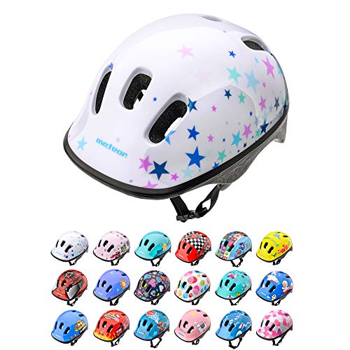 Casco Bicicleta Bebe Helmet Bici Ciclismo para Niño - Cascos para Infantil Bici Helmet para Patinete Ciclismo Montaña BMX Carretera Skate Patines monopatines (XS 44-48 cm, Stars)