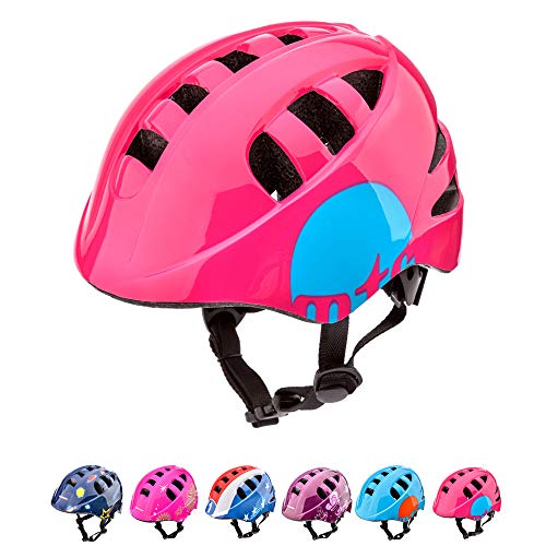 Casco Bicicleta Casco Biciclea Casco Bici Casco de Bicicleta para niños y jóvenes Casco MTB Carretera Ciclismo Skate Bicicleta patineta Patines monopatines MA-2 (M(52-56cm), MTR Pink)