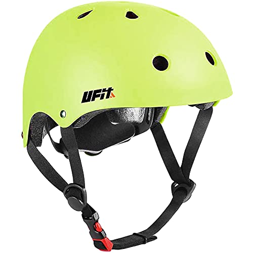 Casco para niños y niñas Casco cómodo Ajustable de Seguridad para patineta, patineta, Bicicleta (3-8 años) (Green, S(3-8years Old))