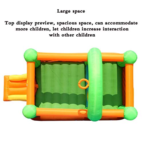 Castillo hinchable Castillo inflable para niños Toboganes para niños, interior y exterior Parque infantil de trampolín Parque de atracciones Castillo inflable grande Exterior Trampolín para niños