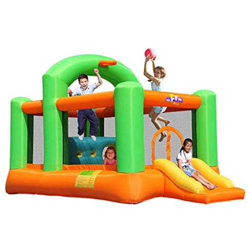 Castillo hinchable Castillo inflable para niños Toboganes para niños, interior y exterior Parque infantil de trampolín Parque de atracciones Castillo inflable grande Exterior Trampolín para niños