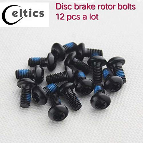 Celtics 12 unids Acero Inoxidable T25 Ciclo Bicicleta Tornillos de Freno de Tornillo Tornillos de Rotor de Freno de Bicicleta de Montaña MTB