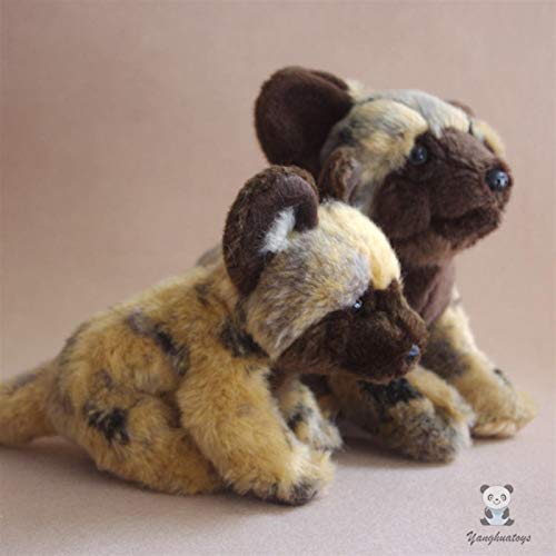 Cfanbp Juguetes Blandos Hiena Muñeca De Juguete De Felpa Muñeca del Perro Salvaje Africano Muñeca del Perro Salvaje Decoración del Regalo Suave Juguetes de Peluche Ylcxdm