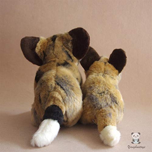 Cfanbp Juguetes Blandos Hiena Muñeca De Juguete De Felpa Muñeca del Perro Salvaje Africano Muñeca del Perro Salvaje Decoración del Regalo Suave Juguetes de Peluche Ylcxdm