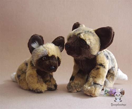 Cfanbp Juguetes Blandos Hiena Muñeca De Juguete De Felpa Muñeca del Perro Salvaje Africano Muñeca del Perro Salvaje Decoración del Regalo Suave Juguetes de Peluche Ylcxdm