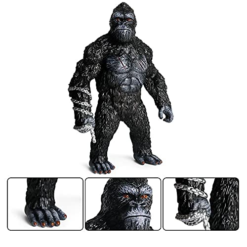 ChenMi 31Cm Godzilla Vs Kong Figura King Kong Figura Godzilla Figuras De Acción Orangután Gigante Modelo De Resina Coleccionable Juguetes