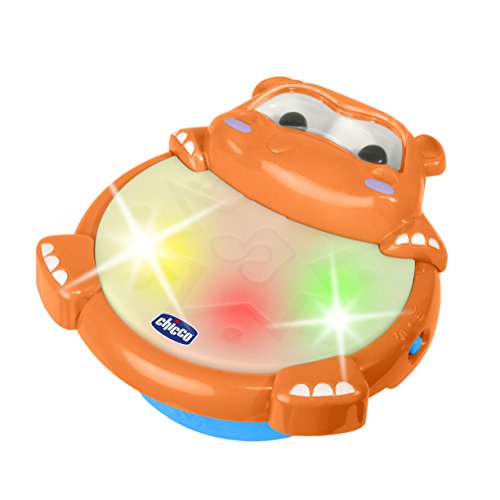 Chicco- Hippo Drum, Multicolor (Artsana Germany GmbH 00009612000000)