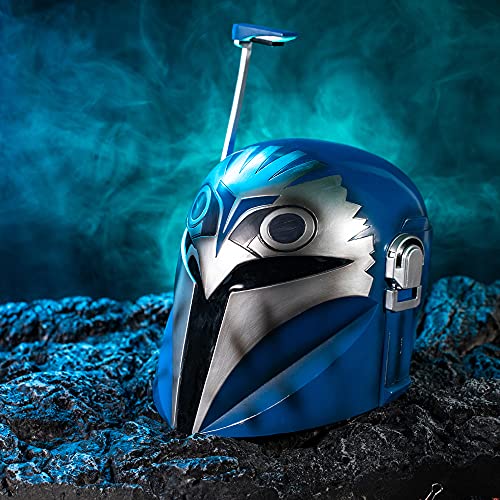 Chiefstore Casco Mandalorian Bo-Katan Casco SW Máscara de Cabeza Completa Mando Cosplay Mercancía para Hombres Halloween Cosplay Accesorios de Disfraz