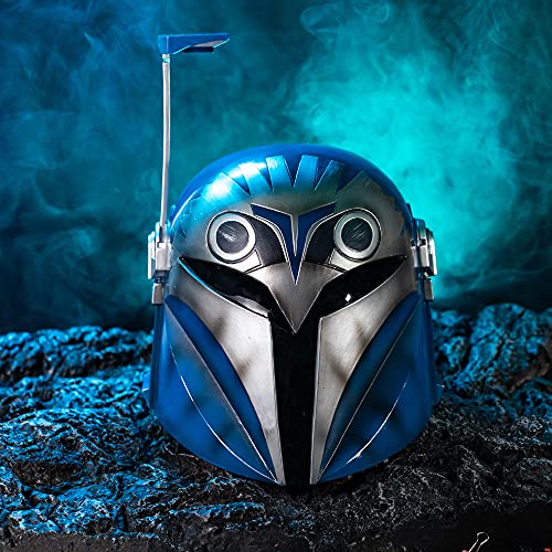 Chiefstore Casco Mandalorian Bo-Katan Casco SW Máscara de Cabeza Completa Mando Cosplay Mercancía para Hombres Halloween Cosplay Accesorios de Disfraz