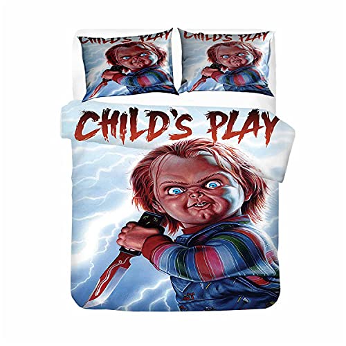 Child'S Play Krimi-Thriller - Juego de cama infantil (140 x 210 cm + 50 x 75 cm x 2)