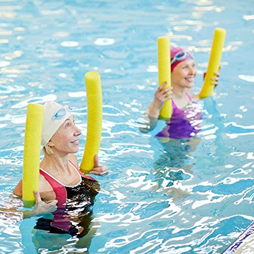 Churrco huec churro de flotación, bastoncillos EPE fideos para piscina, Nadar Diversión Flexible Piscina Espuma Agua Fideos Huecos Niños Adultos (60x2.6inch 6color)