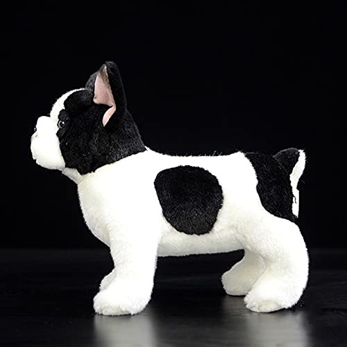 chushi Juguetes de Peluche Juguete De Peluche De Pie Lifelike De Pie Real Soft Dog Puppy Plush Animal Toy Regalo Zzib (Color : French Bulldog, Height : 21cm)