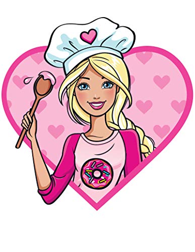 Ciao 11667 Disfraz de Barbie Chef (Chaqueta y Sombrero) para Niñas, Talla Única 5-9 Años