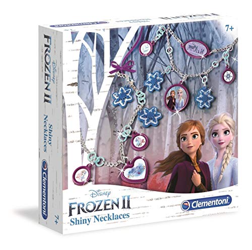 Clementoni-18565 - Frozen 2 - Colgante Charm - juego creativo a partir de 7 años