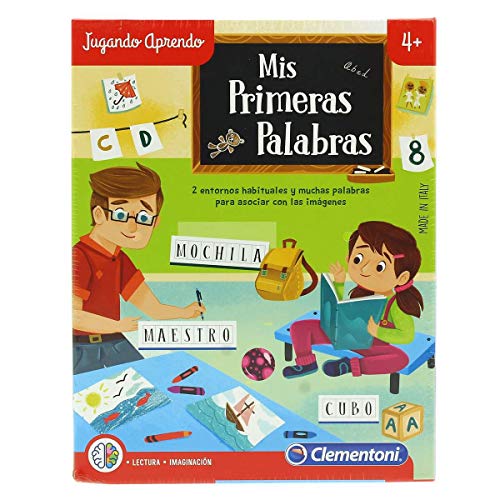 Clementoni-55304 - Mis Primeras Palabras - juego educativo a partir de 4 años