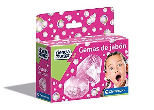 Clementoni-55403 - Mini Set - Gemas de Jabón - juego científico a partir de 8 años