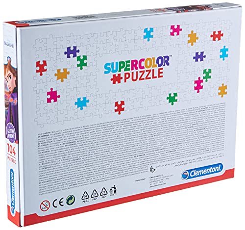 Clementoni Disney Puzzle 104 Piezas Glitter Frozen 2, Color (20162.4)