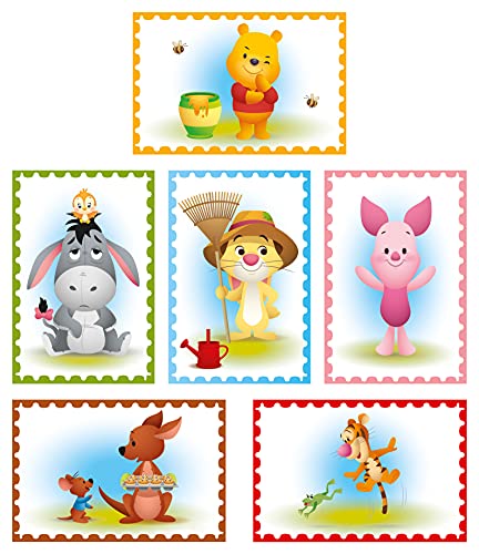 Clementoni Disney Winnie The Pooh, puzle 3 años – Cubos de 6 Piezas – Play For Future – Materiales 100% reciclados – Fabricado en Italia, Rompecabezas para niños, Dibujos Animados, Multicolor (44012)