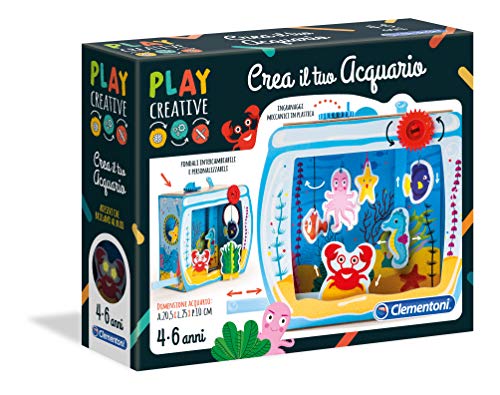 Clementoni Play Creative Crea tu propio acuario Juego, multicolor, 15259