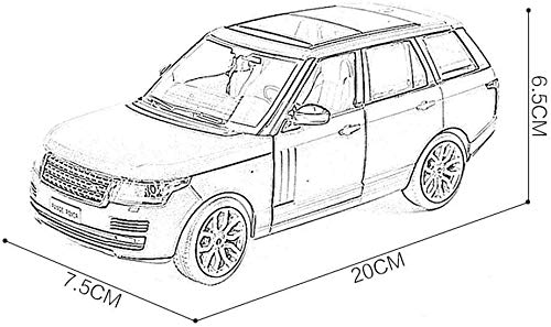 Coches a Escala Modelo de coche una y veintiséis Land Rover Range Simulación de aleación de fundición a presión joyería juguete colección de los deportes 20x7.5x6.5CM para dar los regalos a su familia